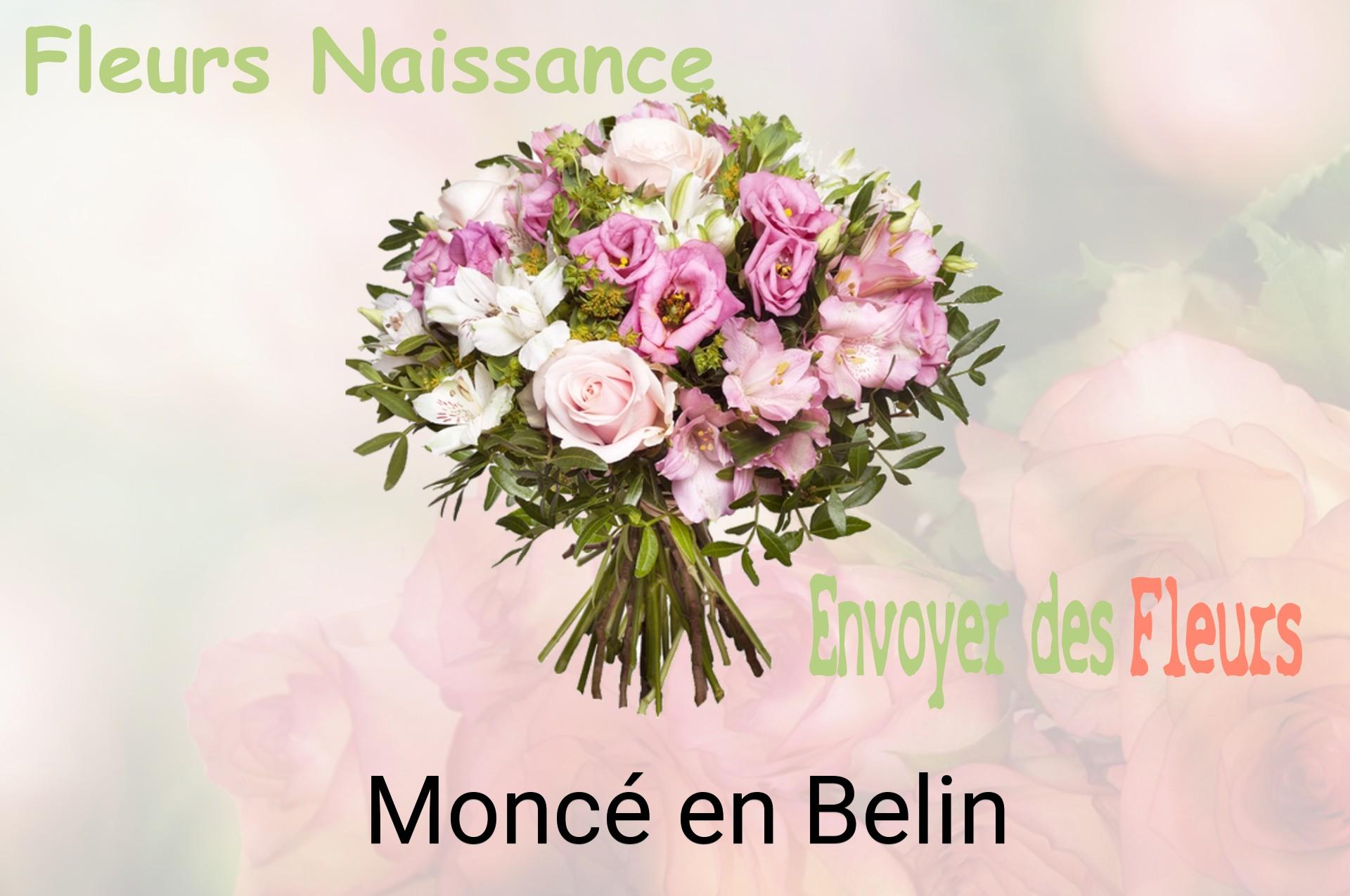 Bouquet de fleurs de naissance livré à Moncé-en-Belin